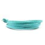 Leather Wrap - Turquoise +£14.95